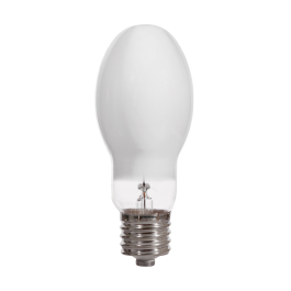 mogul base Sylvania H38JA-DX 100 Watt Mercury Vapor light bulb coated. 